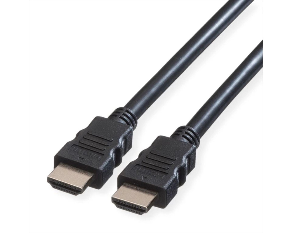 VALUE 8K HDMI Ultra HD Kabel mit Ethernet, ST/ST, schwarz, 1 m