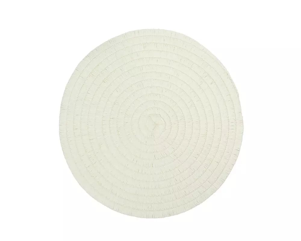 Pichler Tischset Wave Ø 38 cm, 2 Stück, Ivory