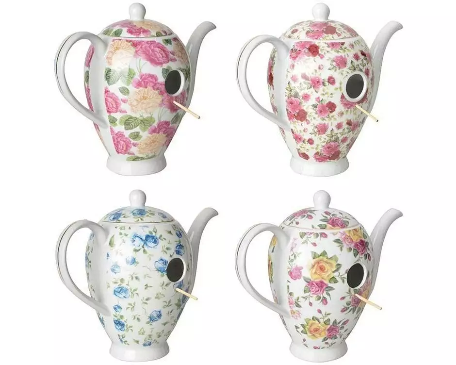 Esschert Design Nistkasten Kaffeekanne, assortiert