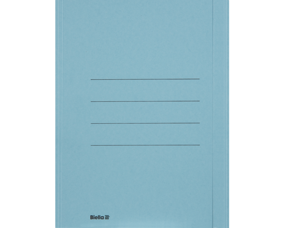 BIELLA Einlagemappe m. Klappe A4 25040105U blau 240g/m2 50 Stück