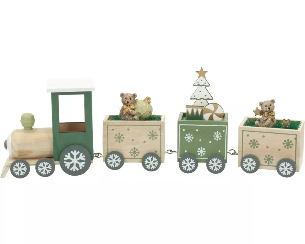 G. Wurm Aufsteller Weihnachtszug 39 x 13 x 6 cm