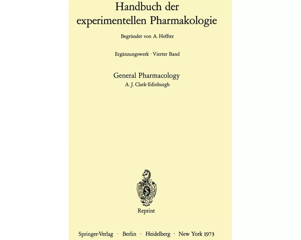 General Pharmacology