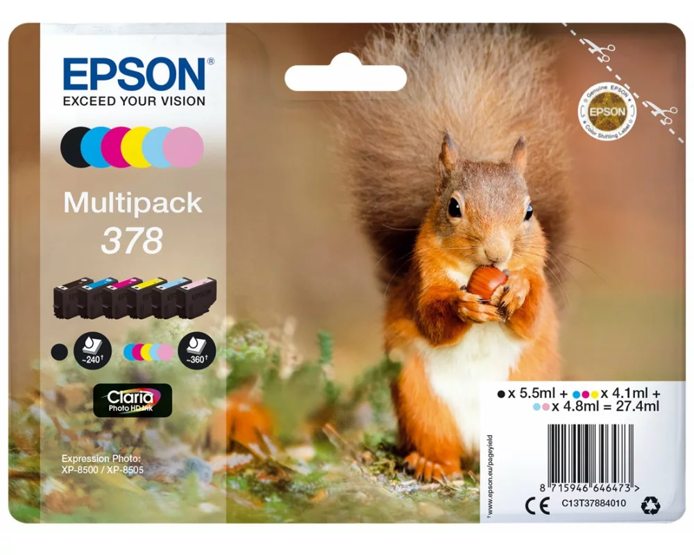 Epson Tintenset 378 / C13T37884010