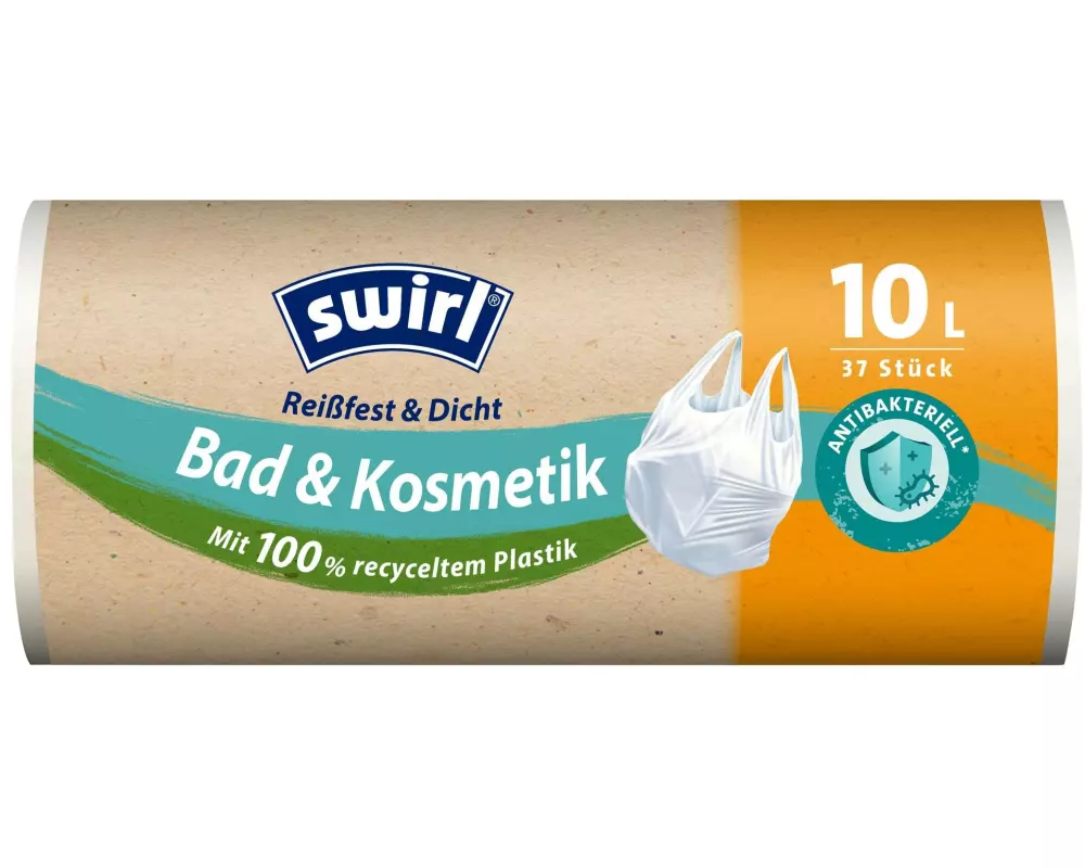 Swirl Müllbeutel Bad & Kosmetik 10 l, 37 Stück