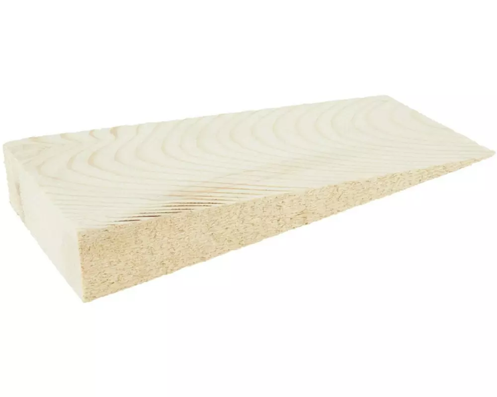 Holz Zollhaus Holzkeil 20 x 8 x 0-3 cm