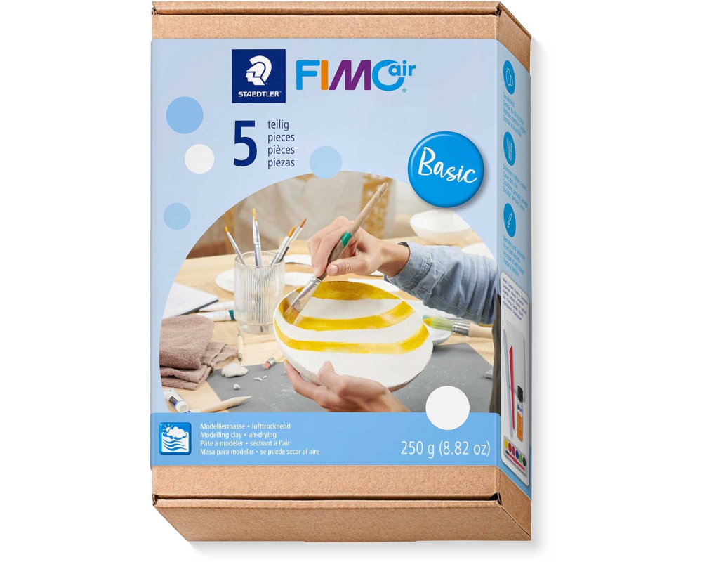 FIMO Knete Air Basis-Set 500g 81Set01 15 teilig