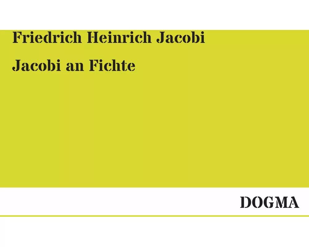 Jacobi an Fichte