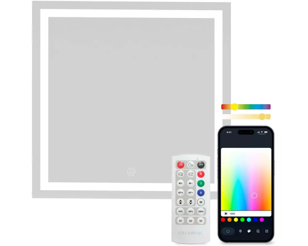 KSiX Badezimmerleuchte Aqua Smart Spiegel RGB 70 cm