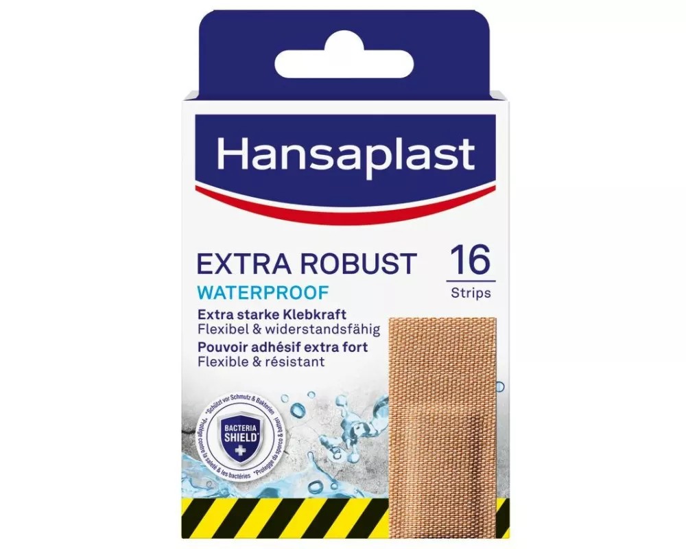 Hansaplast Wundpflaster Extra Robust Waterproof 16 Stück