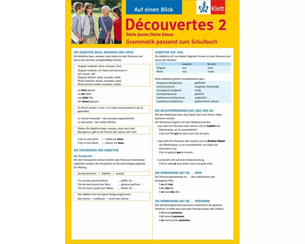 Découvertes Série jaune / Série bleue 2 - Auf einen Blick