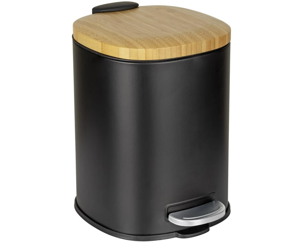 Wenko Treteimer Fianema 3 l, Schwarz