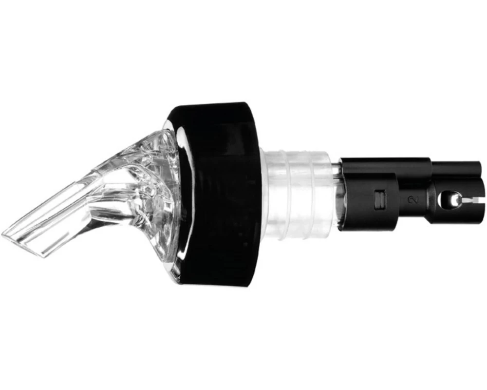 Westmark Spirituosen-Dosierer Posi Pour 3 Stück, Schwarz, 4 cl