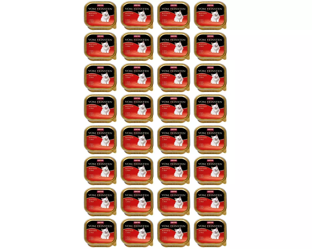 animonda Nassfutter Vom Feinsten Kitten Rind, 32 x 100 g