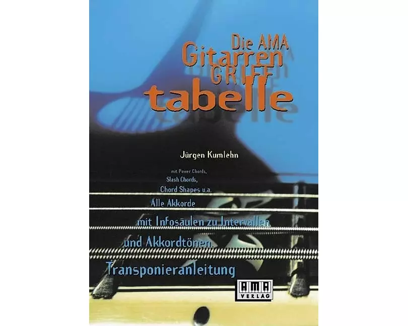Die AMA- Gitarrengrifftabelle