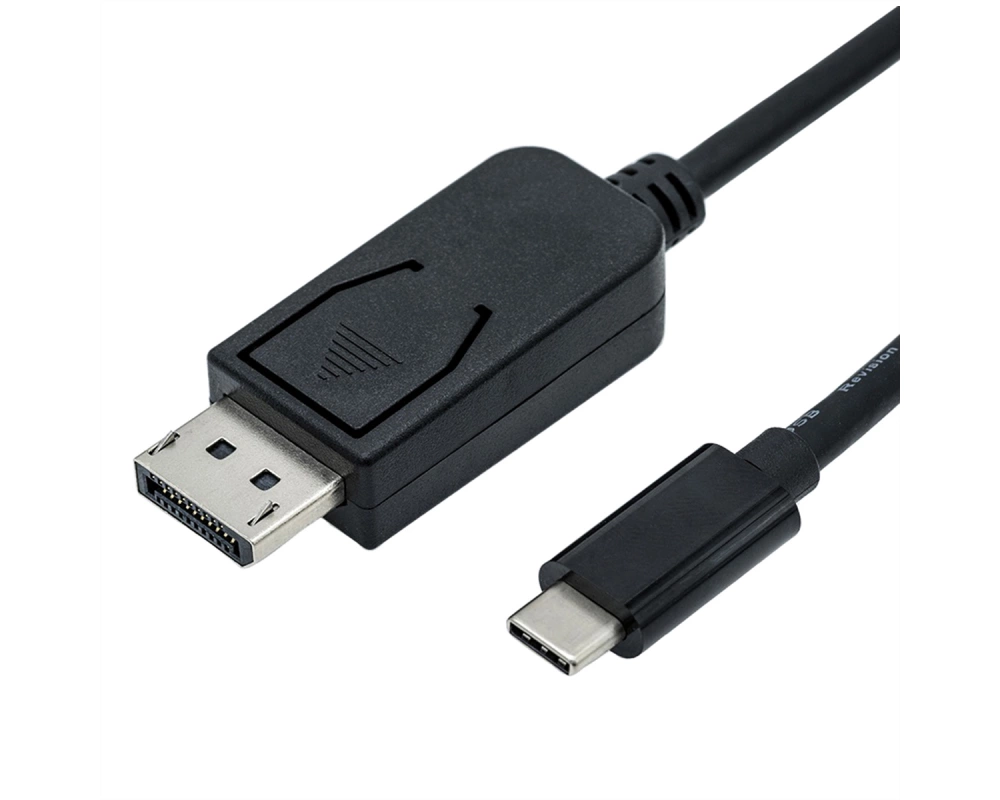 ROLINE USB Typ C - DisplayPort Adapterkabel, v1.2, ST/ST, 2 m