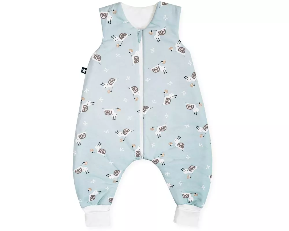 Julius Zöllner Baby-Ganzjahrschlafsack Jumper Jersey Schnecke 80 cm