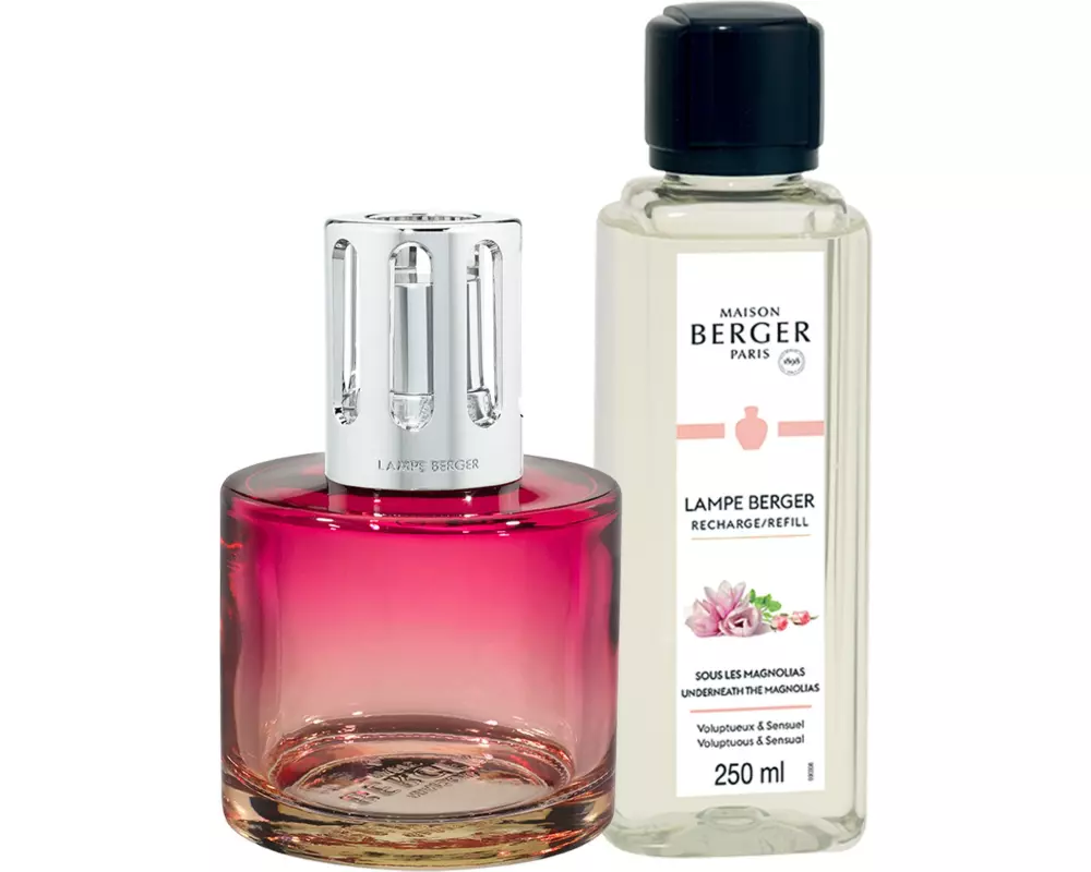 Maison Berger Duftlampe Pure + 250 ml Sous les Magnolias, Rosa