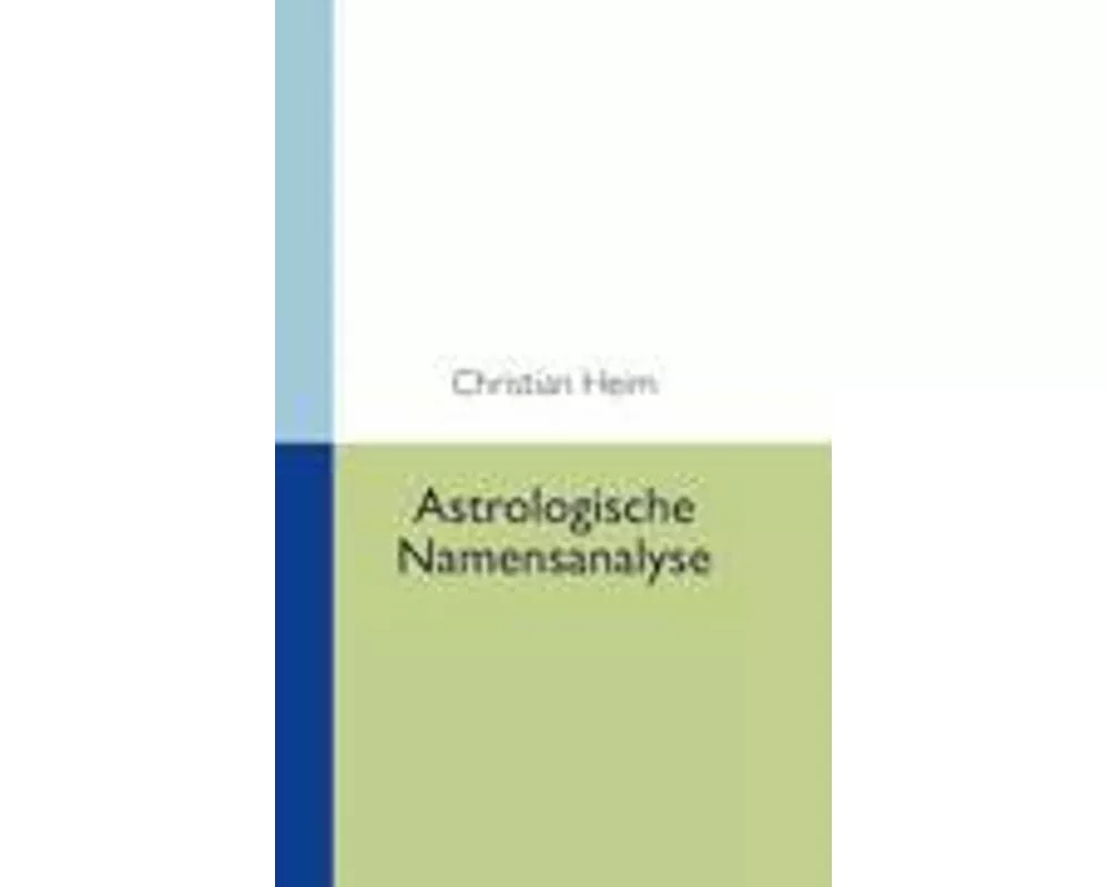 Astrologische Namensanalyse