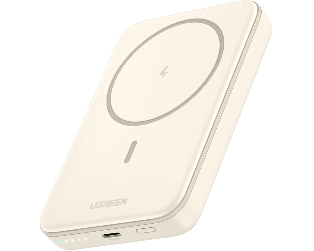UGREEN Magnetic Power Bank 10000mAh 25208 20W,Wireless , Beige