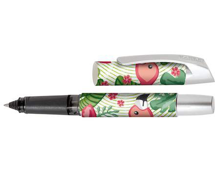 ONLINE Rollerball Campus II 0.7mm 61368/3D Flamingo Jungle, blau