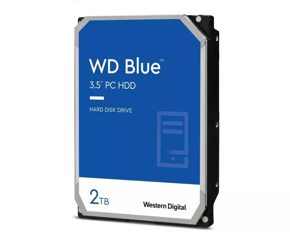 Western Digital Harddisk WD Blue 3.5" SATA 2 TB