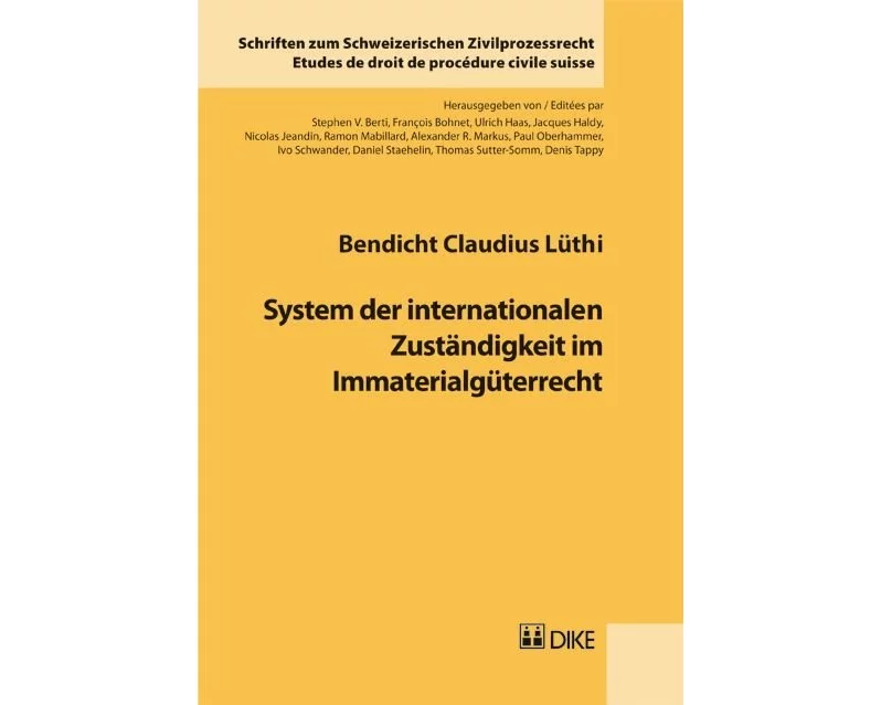 System der internationalen Zuständigkeit im Immaterialgüterrecht