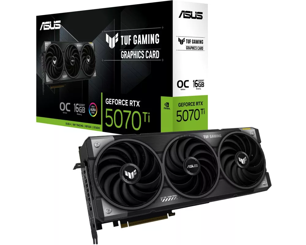 ASUS Grafikkarte TUF Gaming GeForce RTX 5070 Ti 16 GB OC Edition