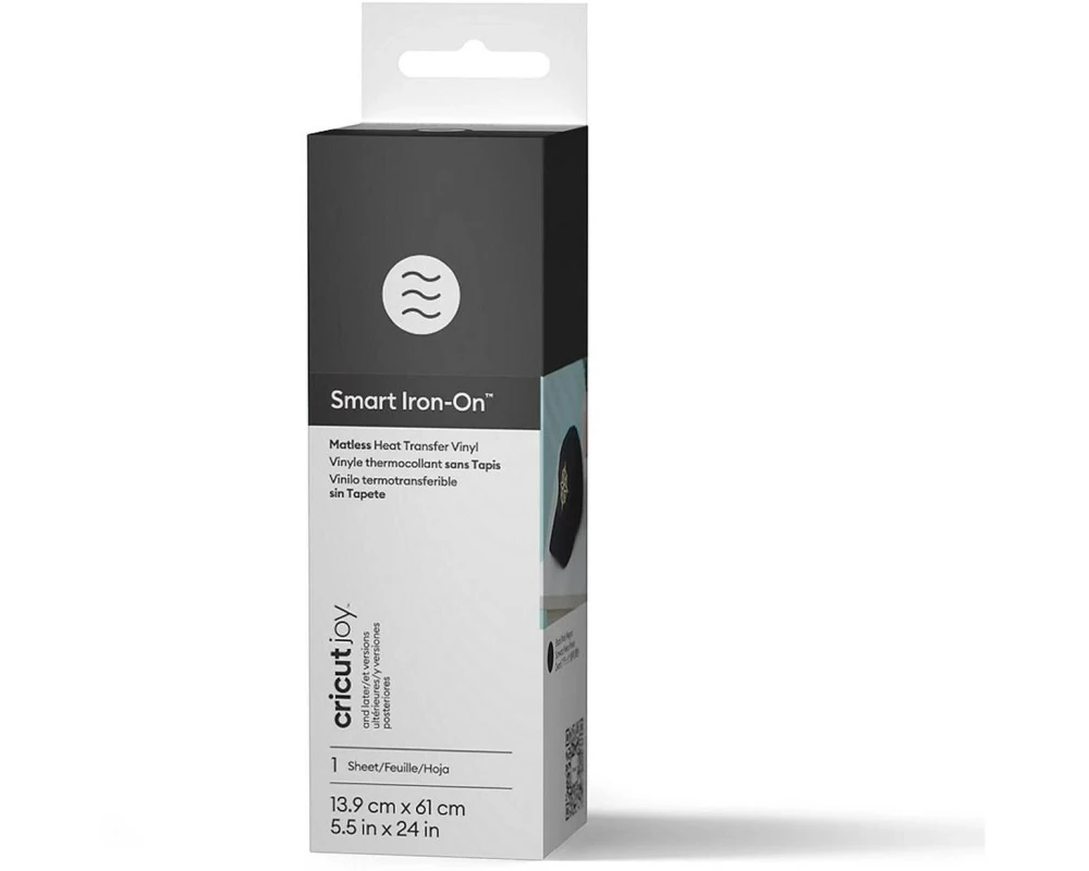 Cricut Aufbügelfolie Joy 13.9 cm x 60.9 cm , Schwarz