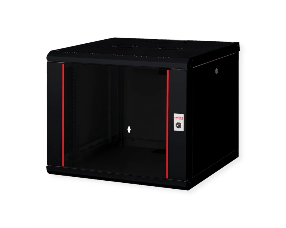 ROLINE 19-Zoll Wandgehäuse Pro 9 HE, 600x600 BxT schwarz
