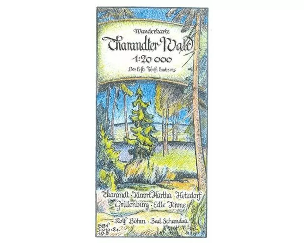 Tharandter Wald 1 : 20 000