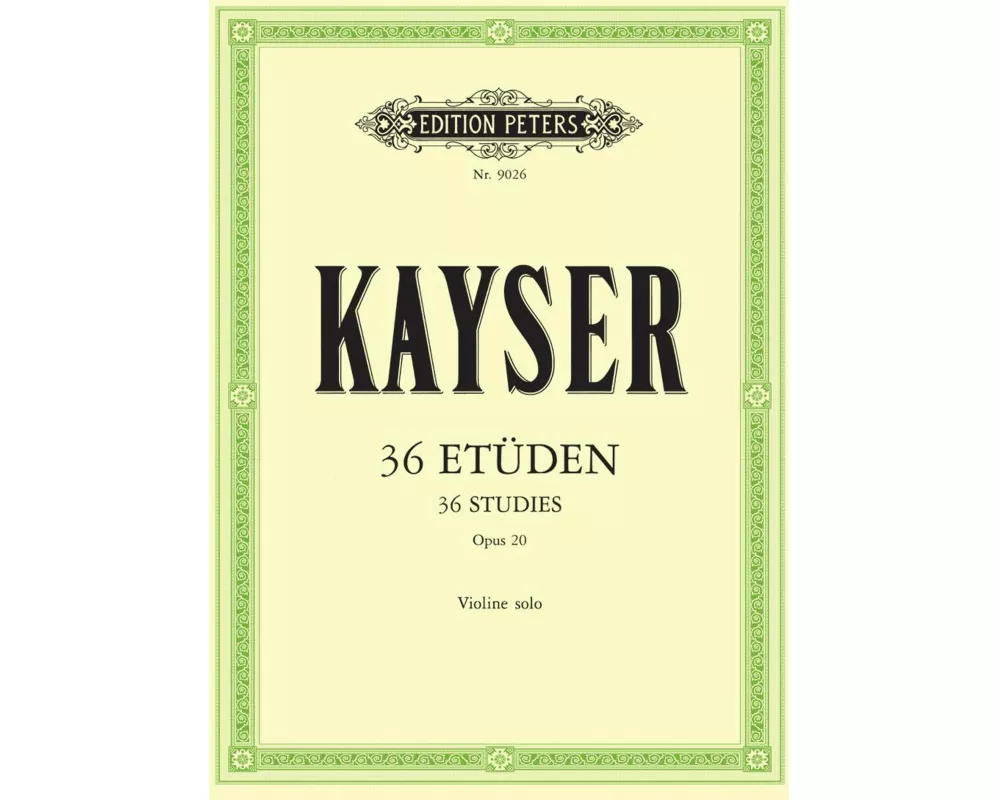 36 Etüden op. 20