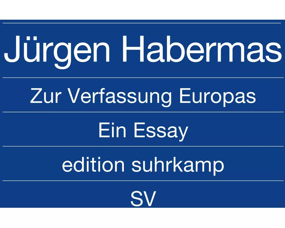 Zur Verfassung Europas