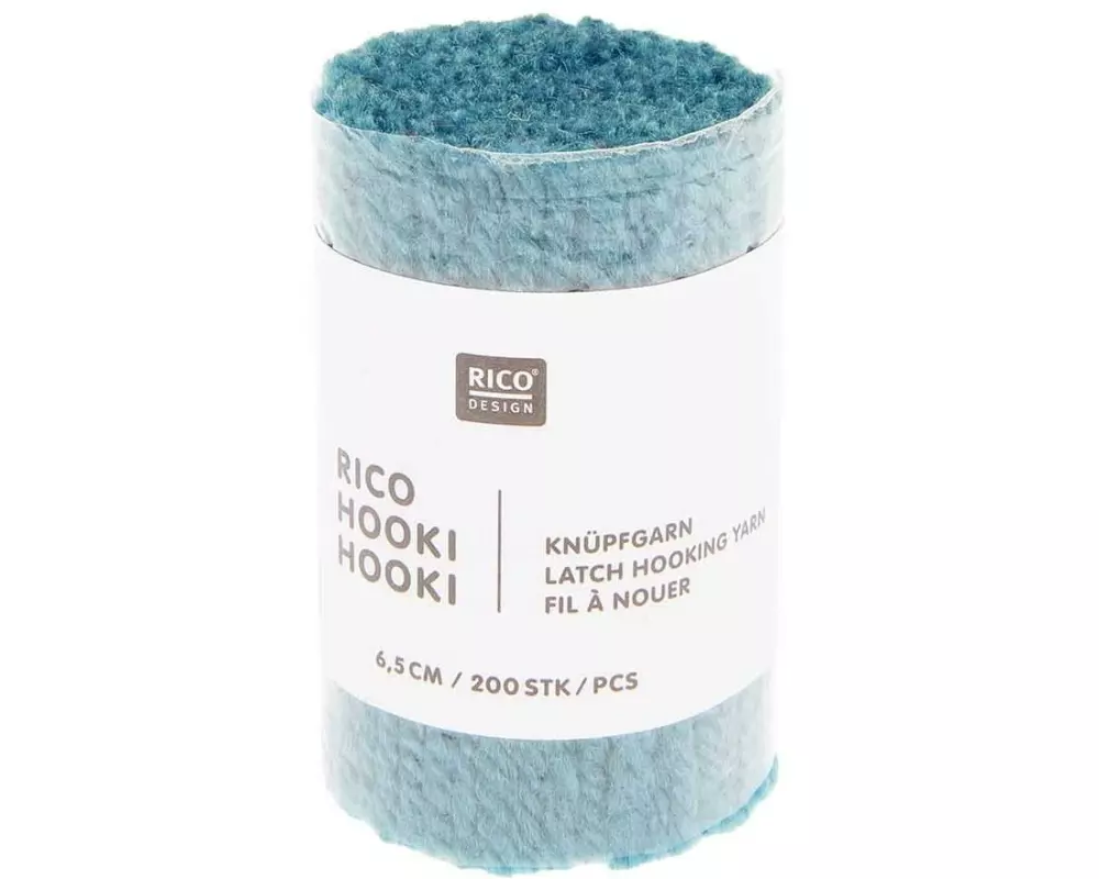 Rico Design Hooki Knüpfgarn Türkis