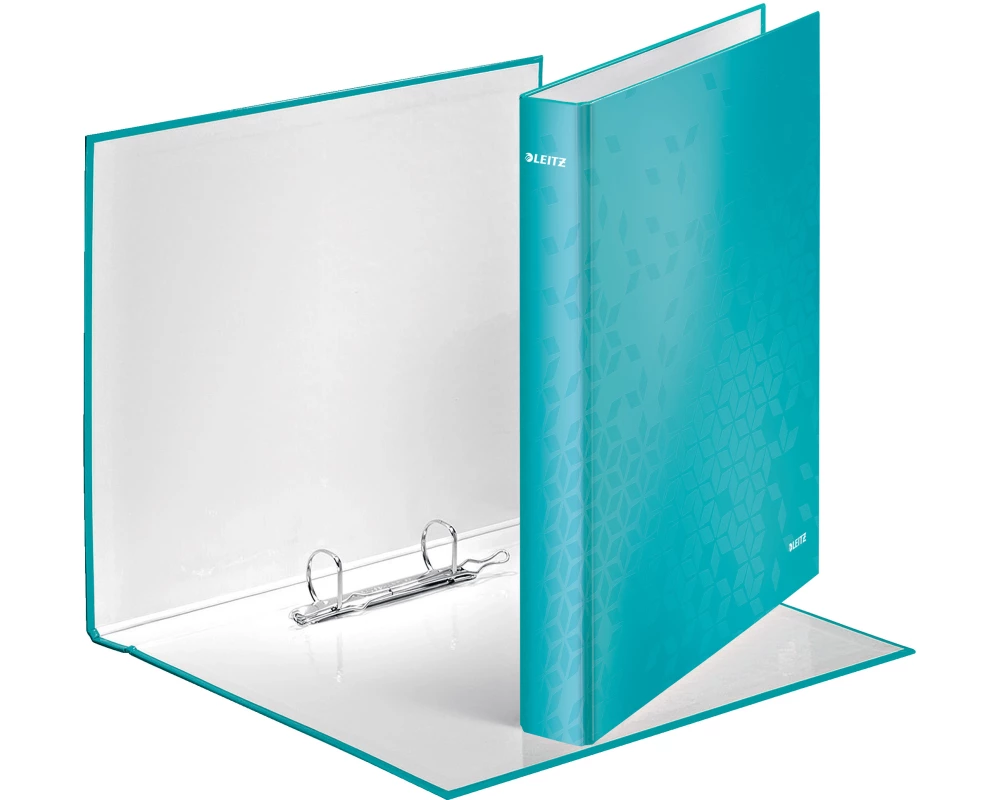 LEITZ Ringbuch WOW A4 42410051 eisblau