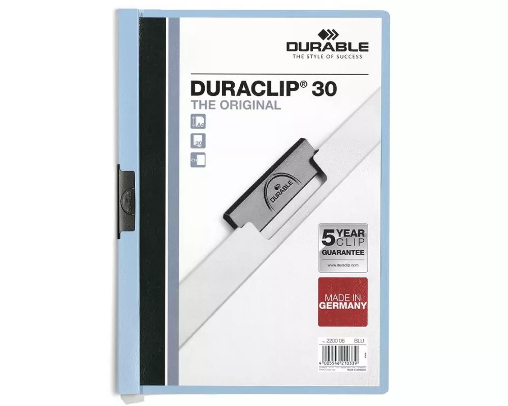 DURABLE Klemmhefter Duraclip 30 Blau