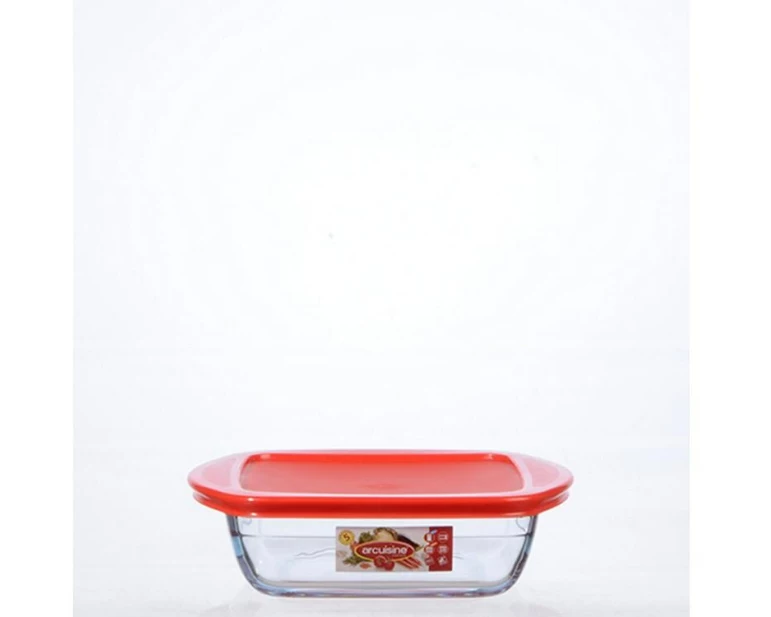 International Cookware Auflaufform 20 x 17 cm Eckig, Transparent