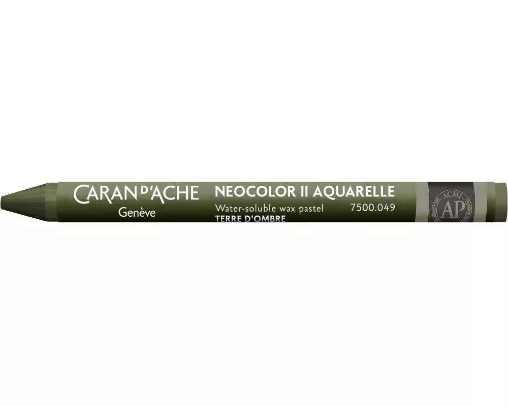 Caran d'Ache Wachsmalstifte Neocolor 2 wasservermalbar Umbrabraun
