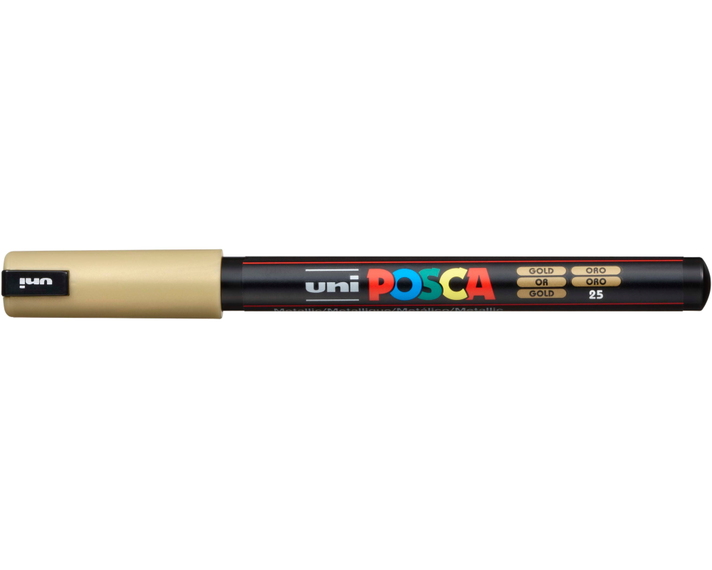 UNI-BALL Fineliner Posca 0.7mm PC-1MR GOLD gold