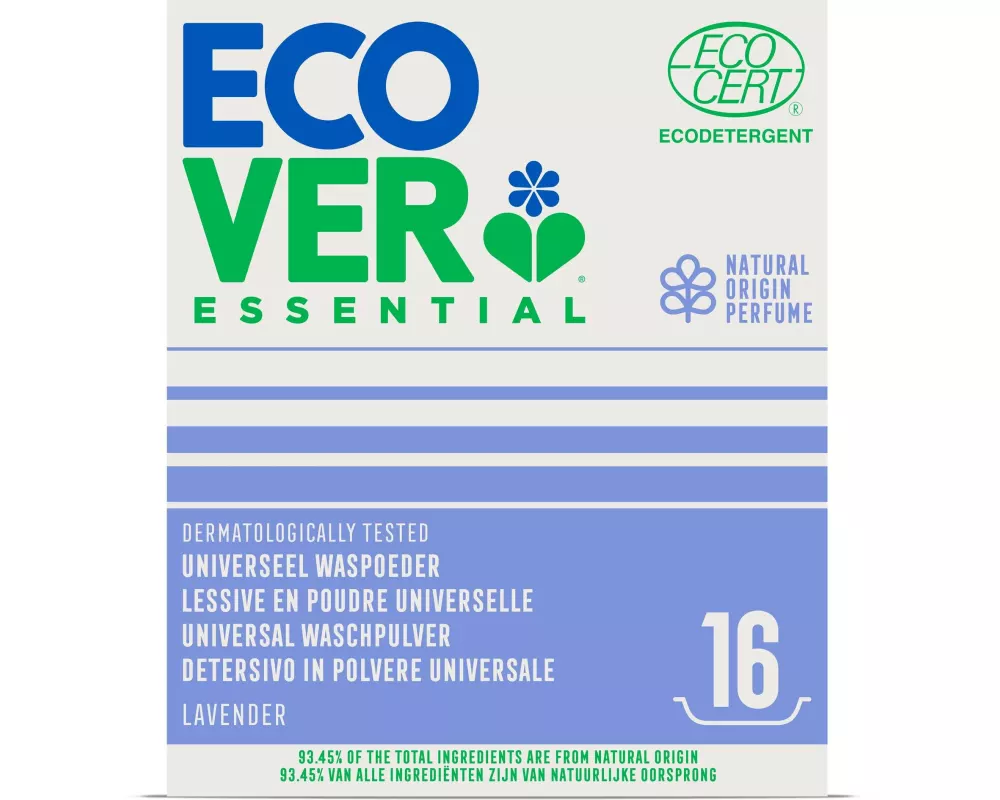 Ecover Zero Pulverwaschmittel Essential Universal Lavendel 1.2 kg