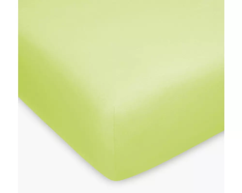 Home Fashion Fixleintuch Jersey kiwi, 140-160 x 200 cm Baumwolle