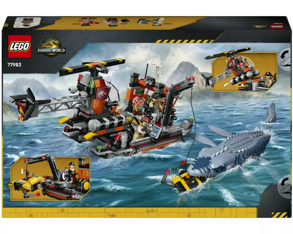 LEGO Jurassic World Mosasaurier-Angriff auf das Boot 77983