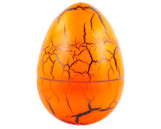ROOST Large T-Rex Hatching Eggs NV273 orange