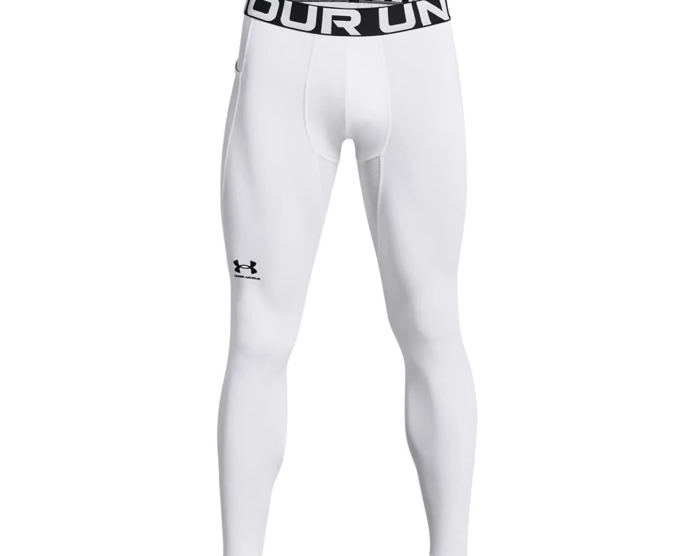 UNDER ARMOUR Funktionsleggings ColdGear Herren Weiss, M