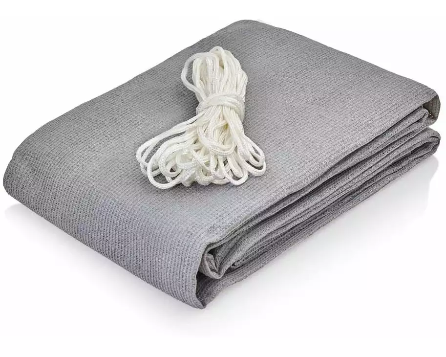 Lumaland Balkontuch 90 x 500 cm Hellgrau