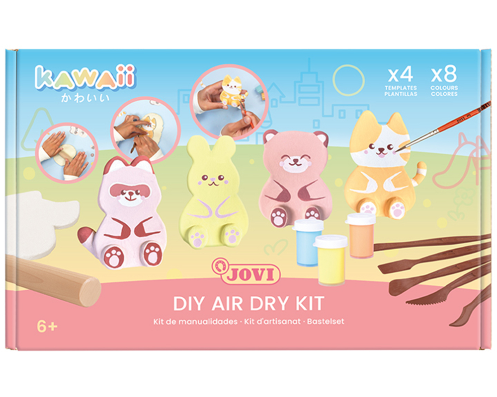 JOVI Modellierset 500g 514052702 Kawaii Kreativ 8-teilig