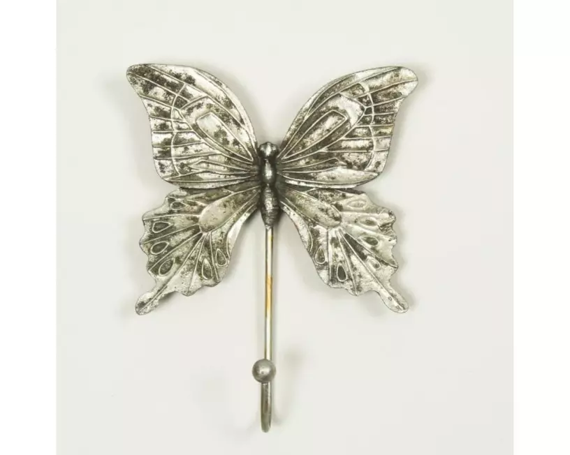 Originals Wandhaken Schmetterling Silber