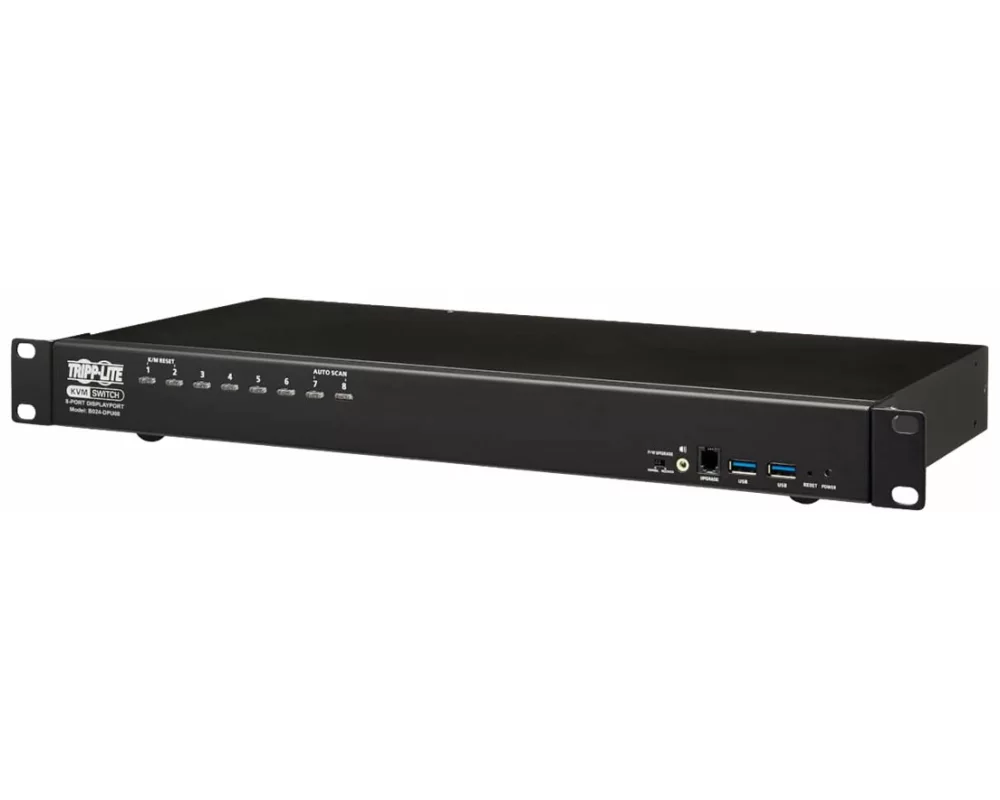 EATON TRIPPLITE NetDirector, 8-Port, 1U, Rack-Mount, Console, KVM, Switch, with, 19-in., LCD, + 8, PS2/USB, Combo, Cables