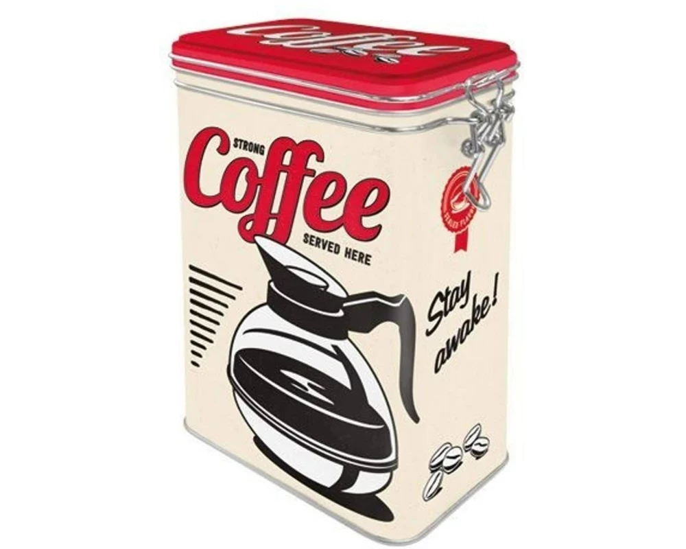 Nostalgic Art Vorratsdose Strong Coffee 1.3 l, Mehrfarbig