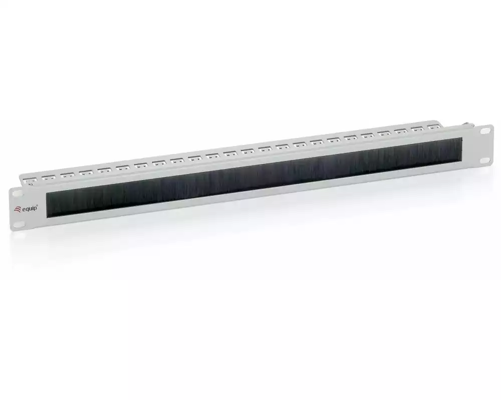 equip Kabeldurchführung Rack 19", Grau