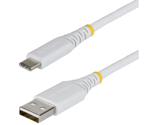 StarTech.com USB2AC1MBRWH USB Kabel USB 2.0 1 m USB A USB C 0,48 Gbit/s 15 W Weiß